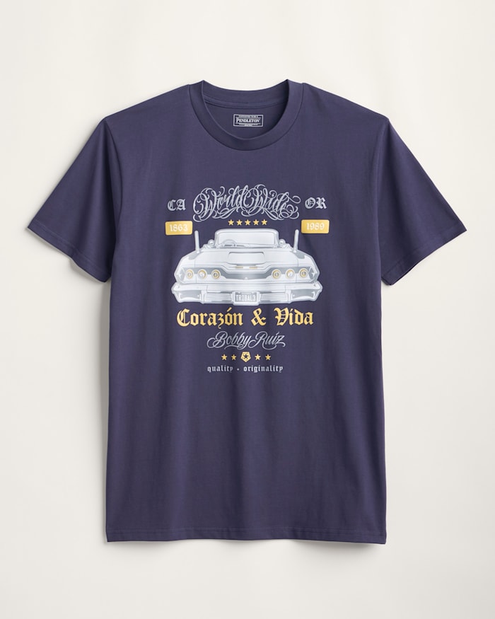 MEN'S BOBBY RUIZ X PENDLETON CAR GRAPHIC TEE